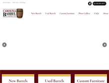 Tablet Screenshot of carolinabarrels.com